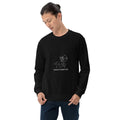 Constellation Archer sweatshirt: one-line archer art on a unisex Sagittarius crewneck