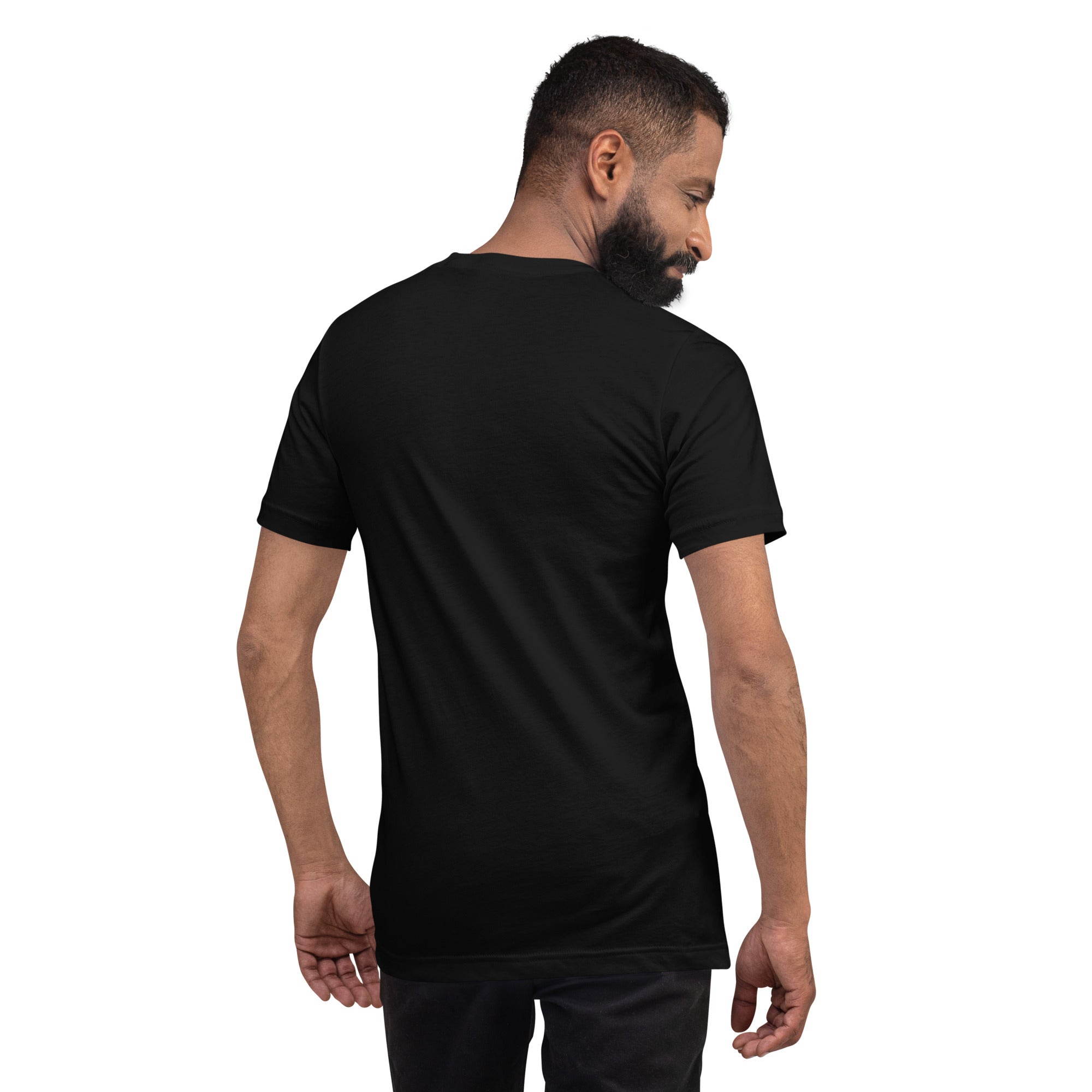 Blood Moon Rising tee: maroon scorpion under a red moon on a dark unisex Scorpio t-shirt