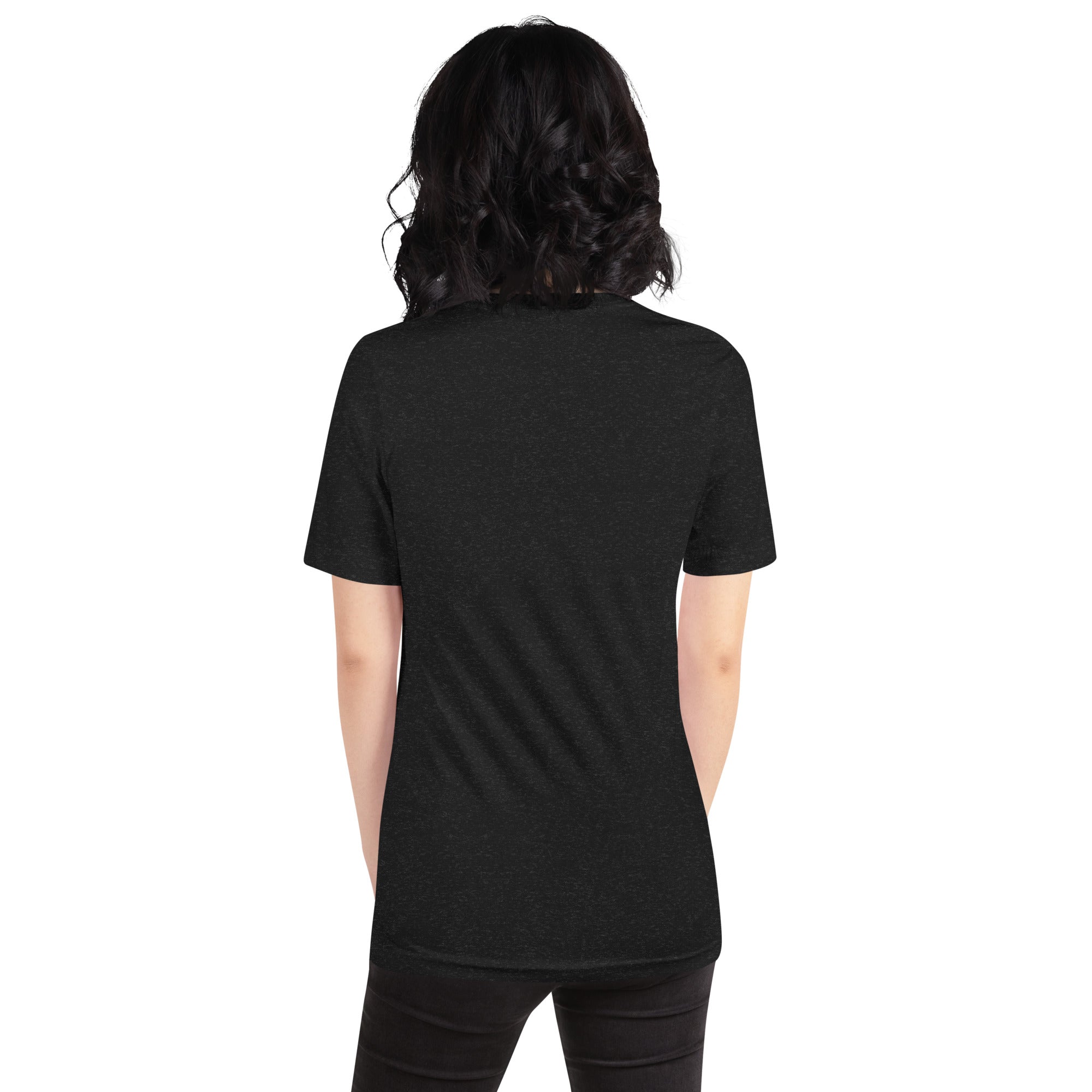 Golden Reign tee: solid gold Leo zodiac symbol on a dark unisex t-shirt